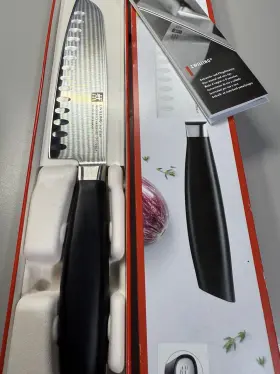 009839656125 ZWILLING Star Hollow Edge Santoku Knife Razor