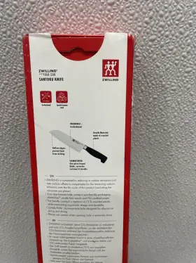 035886185046 ZWILLING Star Hollow Edge Santoku Knife Steel #3
