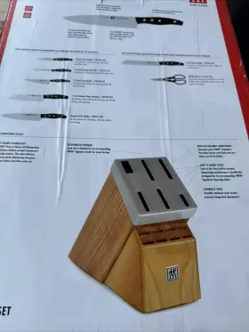 1022890 ZWILLING J.A. HENCKELS Twin Knife Set Block #2
