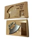 NEW Vintage 1993 ALASKA ULU KNIFE By The Ulu Factory w/Wood Stand Original Birch