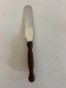 Vintage No. 28 CUTCO CAKE ICING SPATULA SPREADER KNIFE Classic Brown Handle