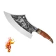 Golden Bird 10in Meat Cleaver, Butcher Knife for Meat Cutting, Heavy Duty Mea...