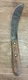 Vintage Dexter  Skinner Knife with Wood Handle 6&rdquo; Blade Curved 3576