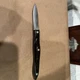 CUTCO 1720 Paring Knife Vintage 80s Brown Orange Marble Swirl Handle USA 80's