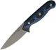 TOPS Dicer 3.25" Full Tang Blue Handle Fixed Knife Black Sheath - DCR3-01