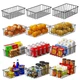 Joben 12-Pack Small Wire Storage Baskets Pantry Organization Bins Metal K