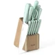 MARTHA STEWART Eastwalk 14 Piece High Carbon Stainless Steel Cutlery Knife Bl...