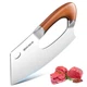 ROCOCO Meat Cleaver Knife Unique Effort Saving Kitchen Knife Professional Stainl