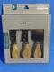 Culinary Elements/Jacent Pro Series 3 Piece Cheese Knife Set  NIB