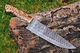 Custom Made Forged Damascus Steel Kitchen Chef Knife Pine Cone Resin Handle 2795