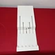 CUTCO Knife Holder #1742 White Plastic 5 Slots Drawer / Wall Mount 