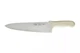 Winco KWP-100 10" Wide Cook's Knife w/ White Polypropylene Handle  NEW