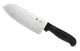 Spyderco Knives Santoku Kitchen Knife Cutlery Black MBS-26 Stainless K08PBK