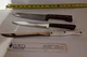 CUTCO 1723JC WHITE PEARL HANDLE DANSK & TOWN AND COUNTRY WOOD HANDLE  KNIFE 