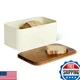 Retailer Basics Carbon Steel Bread Acacia Wood Lid Lid Doubles As Cutting Board