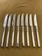 (8) Culina 9" Steak Knives Full Tang Seamless Serrated Stainless Steel