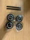 Set of 4 Black Nissan Wheel Center Cap 54mm for Altima Maxima Murano Versa Leaf