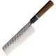 Ketuo Kawahiro Cleaver KH-6610 7.09" VG-10 Brown Wood Fixed Blade Knife