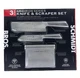 Schmidt 3 Piece Gridiron Series Knife & Scraper Set German Stainless Steel Blade