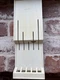 CUTCO Knife Holder #1742 White Plastic 5 Slots for Drawer or Wall Mount
