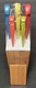  Avon 5 Piece Knife Set with Bamboo Block New in Sealed Package