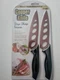 NEW Never Needs Sharpening COPPER KNIFE Stainless Steel 2 Pack TEKNO TEK 810 NEW