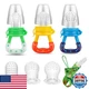 PandaEar 3-Pack Baby Fresh Fruit Food Feeder | BPA-Free Silicone Pouches