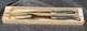 LAGUIOLE FRANCE JEAN DUBOST CARVING SET GRAY HANDLES FORK KNIFE NEW W COA SEALED