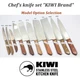 KIWI Knives Set 171 172 Classic Wood Handle Butcher Fruit Pairing Thai Knife