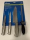 Oster Baldwyn Cutlery Set 4 Pieces Stainless Steel 3 knives & 1 Sharpening Steel