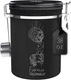 CafetastiQ Large Coffee Canister &ndash; Airtight Stainless Steel Storage Container wi