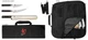 Shun Classic 4.5" Honesuki 6" Boning/Fillet 12" Brisket Knife & Roll BBQ Set NEW