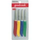 (6)- Bradshaw Goodcook Colored Handle Paring Knife Set (4-Piece) Model: 18765