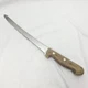 Vintage DEXTER Wood Handle 10" 9 1/2inches Slicer Bread Meat Knife S47G10R -1AS5