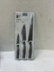 3-piece IKEA ANDLIG Knife Set Light Gray & White (Stainless Steel Blade)