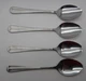 Set 4 Teaspoons  Wesley Forge Stainless WLF3 Colonial Pattern Free Ship!