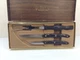 3-piece CUTCO Knife Set 1830 - 1720, 1721 Knives & 1727 Fork Classic Black USA