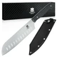 Brooklyn Knife Co Santoku Chef Knife -Carbon Fiber- Japanese AUS-08 Steel 7-Inch