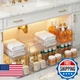 Masirs 2-Tier Clear Pull-Out Drawer Organizer - Sleek, Compact & Sturdy Makeup a