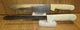 2 Dexter Russell Carving Knives, S145-10 10" Carving Knife, 8" Serrated S162-8SC