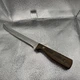 Vtg Kansas City Cutlery Japan Fixed Blade Carving Chef Knife #14403 Wood Handle