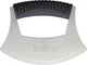 BenchMark Kitchen 6.5" Stainless Steel Ulu Blade Black Synthetic Handle BMK117