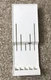 CUTCO ORGANIZER 5 Slot Knife & Fork Holder, Wall or Drawer Mount, White, #1742