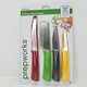 Progressive PrepWorks Kitchen Prep Knives Set of 4 With Covers Food Prep 