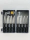 Slitzer 8pc Professional German-Style Jumbo Steak Knives Set in Case