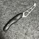 Cutco 1504 KE Serrated Cheese Kitchen Knife Black Soft Grip Handle USA