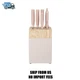 ZWILLING Now S7-pc, Knife block set, pink