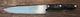 Cutco 1725 KA 9-1/4" French Chef Knife Black Handle Made in USA