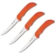 3 PACK Outdoor Edge Wild Game Kitchen Boning Knife 5" 420J2 Steel Full Blade TPR