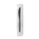 Dixie KM5W540PK Grab'N Go Wrapped Cutlery Knives - Black (90/Pack) New